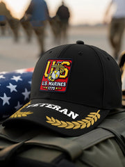 Unisex U.S. Marines Veteran Pride And Strength Print Hat