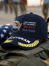 Unisex Veteran Design Print Hat
