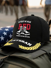 On Fridays We Wear Red Remember Everyone Deployed Cap