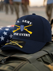 Unisex US Infantry Design Print Cap