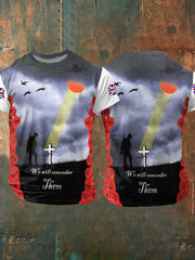 T-shirt manches courtes LEST WE FORGET pour homme