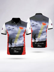 à manches courtes LEST WE FORGET pour homme