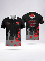 à manches courtes THEY GAVE THEIR TOMORROW pour homme