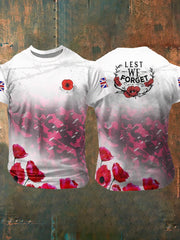 T-shirt manches courtes LEST WE FORGET pour homme