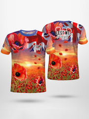 T-shirt à manches courtes Poppy Field Homme