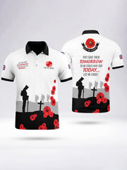 manches courtes THEY GAVE THEIR TOMORROW pour homme