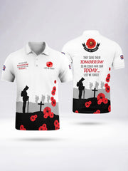 manches courtes THEY GAVE THEIR TOMORROW pour homme