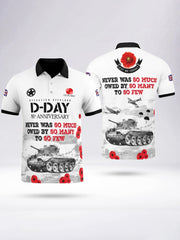 manches courtes D-DAY 81ST ANNIVERSARY pour homme