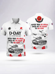 manches courtes D-DAY 81ST ANNIVERSARY pour homme
