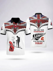 Hommes ILS ONT DONNÉ LEUR DEMAIN POUR NOTRE AUJOURD'HUI à manches courtes