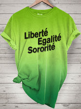 T-shirt Liberté Egalité Sororité Femme