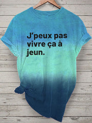 T-shirt Slogan LVEB Blanc pour femme
