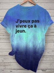 T-shirt Slogan LVEB Blanc pour femme