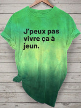 T-shirt Slogan LVEB Blanc pour femme