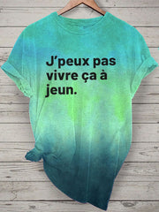 T-shirt Slogan LVEB Blanc pour femme