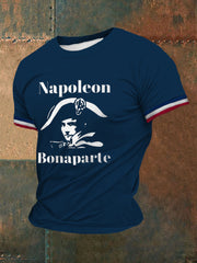 T-shirt imprimé à manches courtes Grande Armée Napoléon Homme