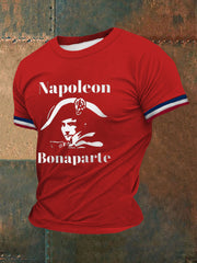 T-shirt imprimé à manches courtes Grande Armée Napoléon Homme