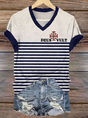 T-shirt imprimé catholique pour femmes