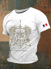 T-shirt imprimé catholique pour hommes