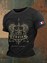 T-shirt imprimé catholique pour hommes