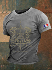 T-shirt imprimé catholique pour hommes