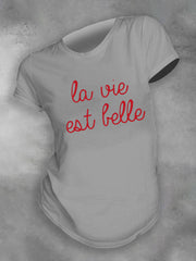 T-shirt imprimé France That's Life Is Beautiful Femme