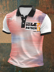 à manches courtes C'EST QUI LE PATRON Print pour homme