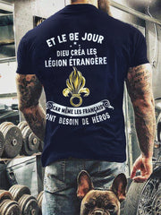 T-shirt à manches courtes imprimé FRANÇAISE Homme