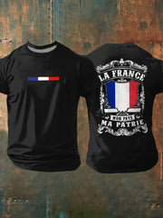 T-shirt à manches courtes imprimé FRANÇAISE Homme