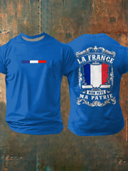 T-shirt à manches courtes imprimé FRANÇAISE Homme