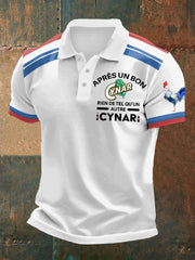 manches courtes homme après un bon Cynar Print