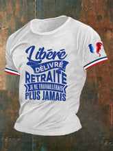 T-shirt Libéré Délivré Retraité Homme