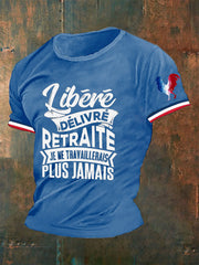 T-shirt Libéré Délivré Retraité Homme