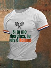 T-shirt à manches courtes French open 2025 Tennis Homme