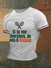 T-shirt à manches courtes French open 2025 Tennis Homme