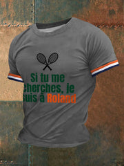 T-shirt à manches courtes French open 2025 Tennis Homme