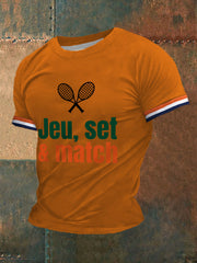 T-shirt à manches courtes French open 2025 Tennis Homme