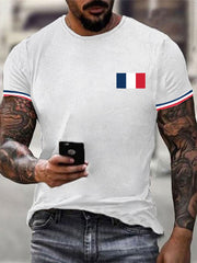 T-shirt à manches courtes Liberte Egalite Fraternite Homme