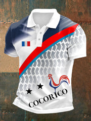 à manches courtes Cocorico pour hommes