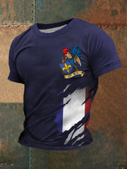 T-shirt à manches courtes imprimé Napoléon Empire Homme