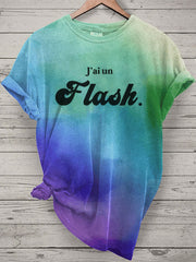 T-shirt J'ai un flash jaune pour femmes