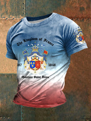 T-shirt imprimé à manches courtes Kingdom of France Homme