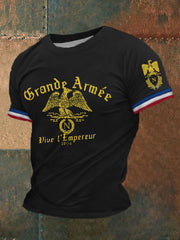 T-shirt imprimé à manches courtes Grande Armée Homme