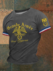 T-shirt imprimé à manches courtes Grande Armée Homme