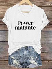 T-shirt Power matante Femme