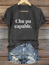T-shirt Chu pu capable Femme