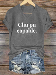 T-shirt Chu pu capable Femme