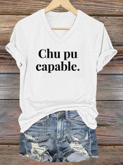 T-shirt Chu pu capable Femme