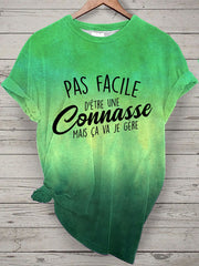 T-shirt Pas Facile D'être Une Connasse Femme