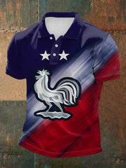 Le drapeau français des hommes conçoivent le Vêtements à manches courtes